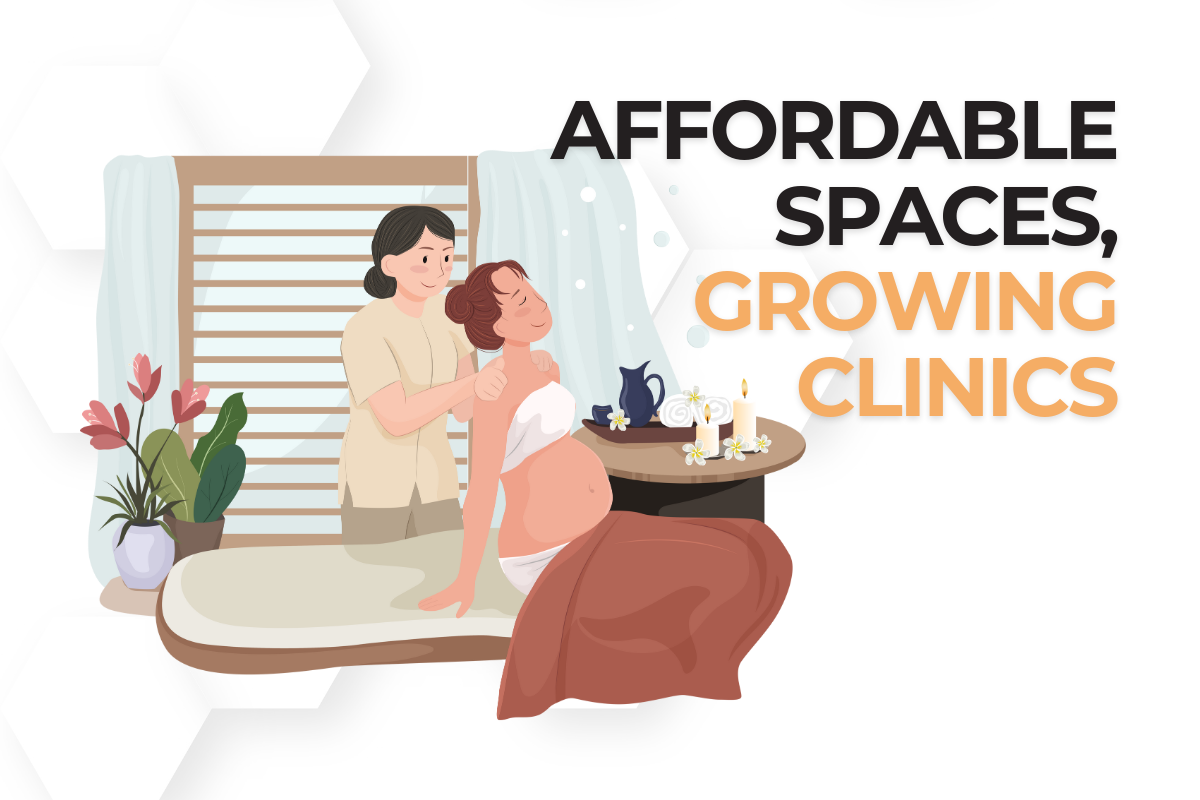 affordable commercial space for massage clinic