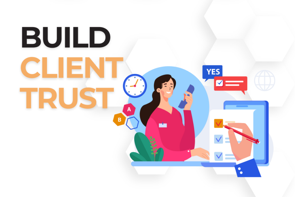 Build client trust in massage therapy clinic