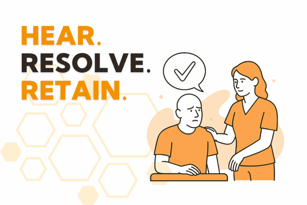 Hear. Resolve. Retain