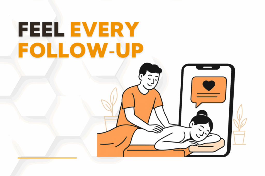 personalized massage follow-up messages