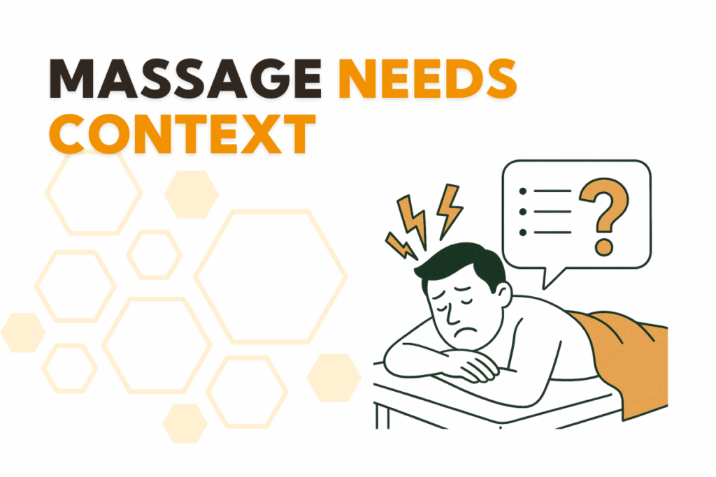 Massage Needs Context