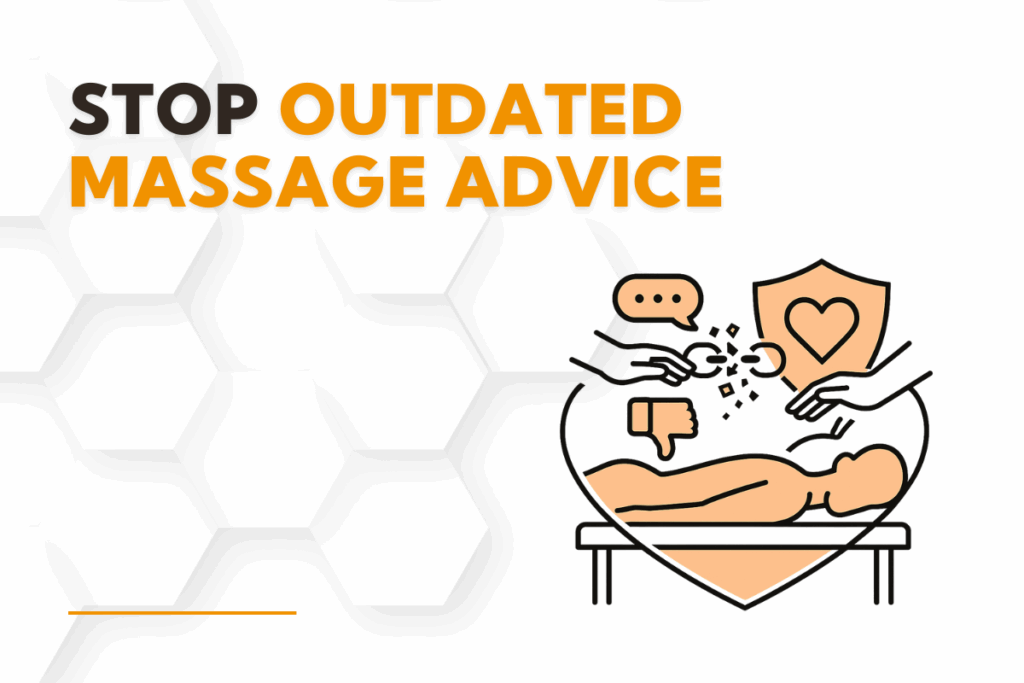 Outdated online massage advice