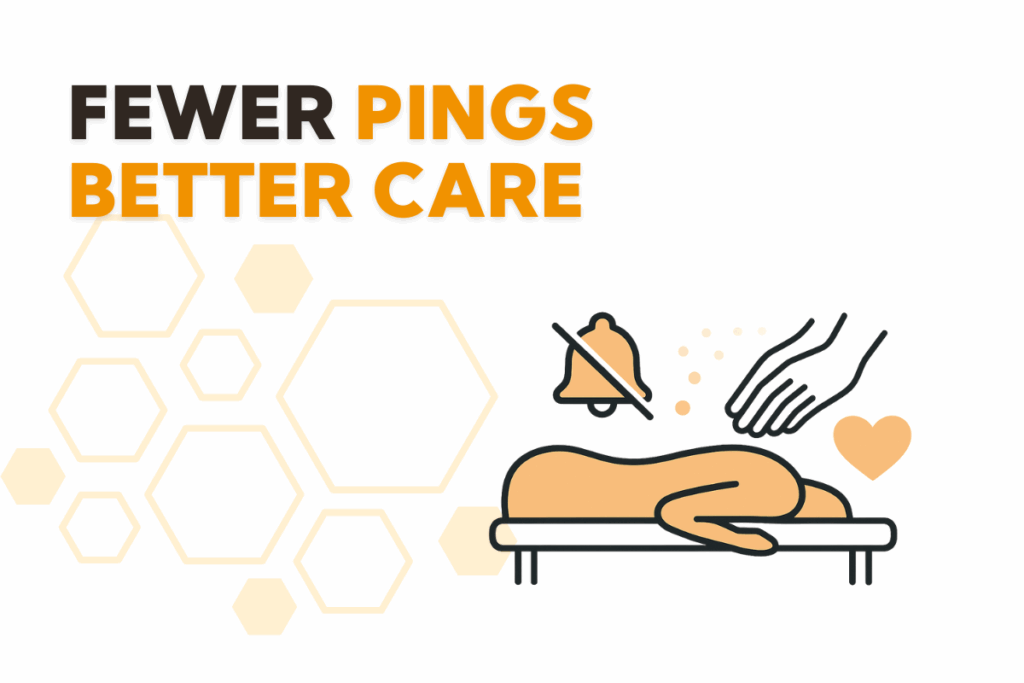 Fewer Pings Better Care