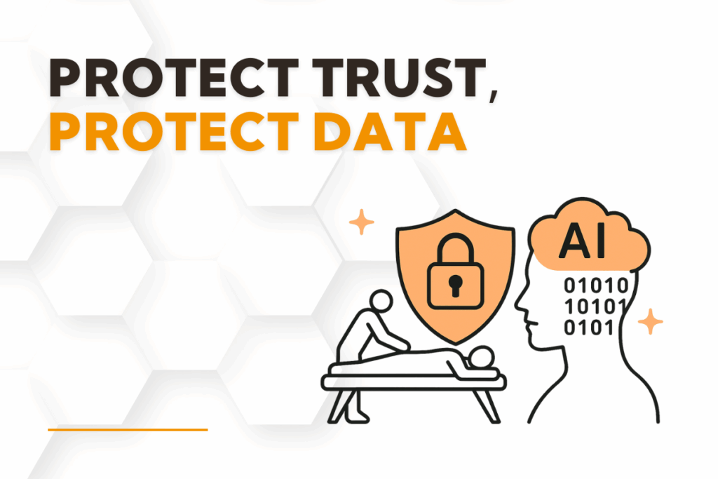 AI data privacy for massage clinics